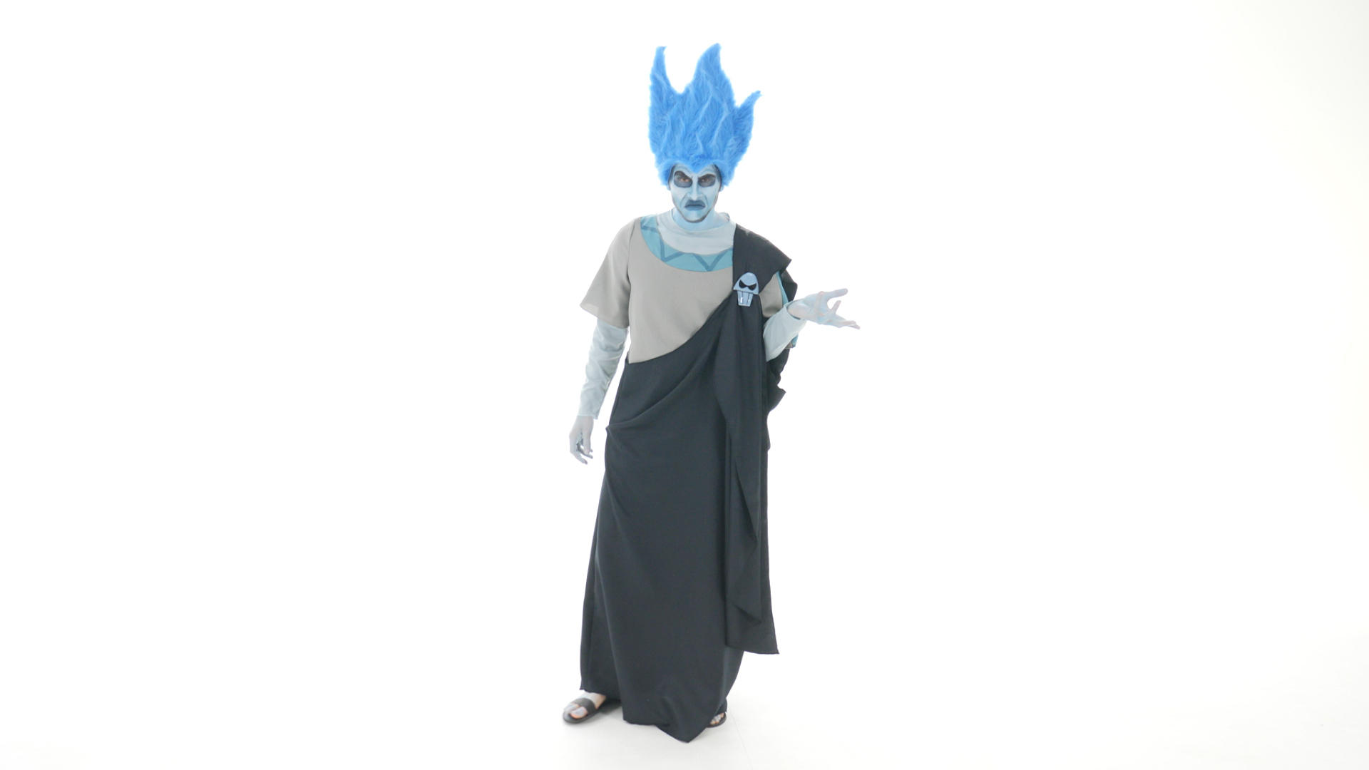 Dress up as everyone's favorite fire-haired antagonist with the Hercules Disney Adult Hades Costume.